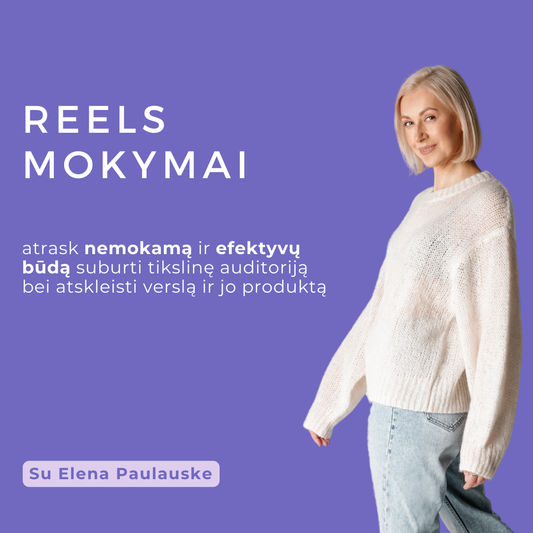 Reels mokymai