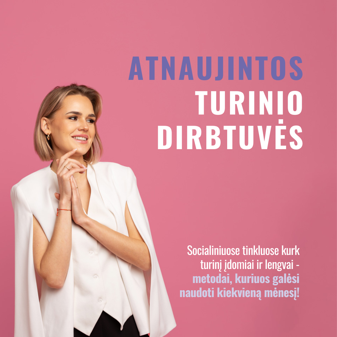 Turinio kūrimo dirbtuvės (įrašas)