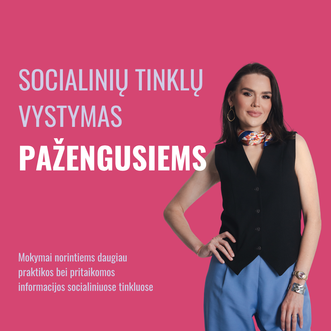 Socialinių tinklų vystymas PAŽENGUSIEMS