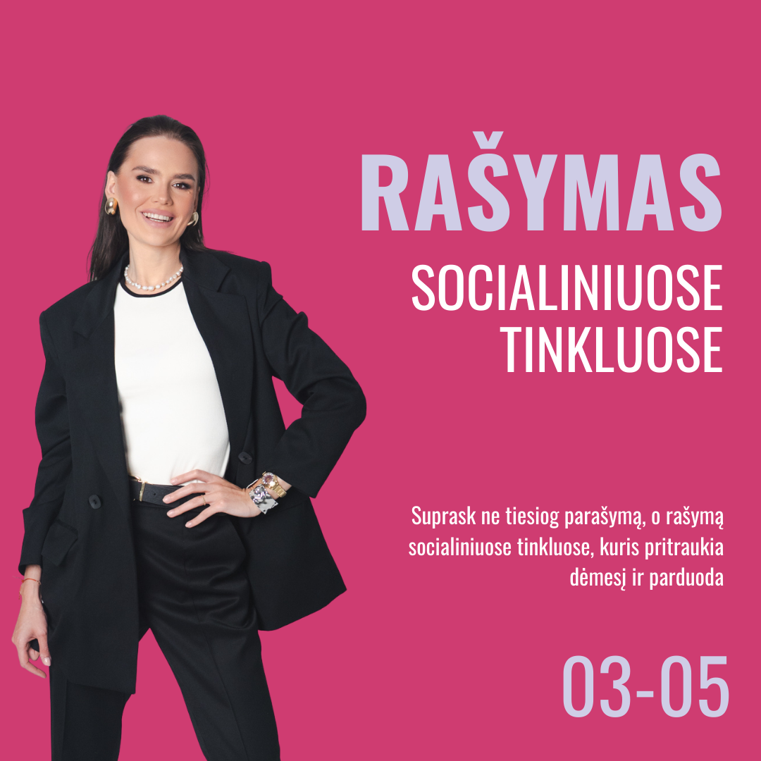 Rašymas socialiniuose tinkluose | 03-05