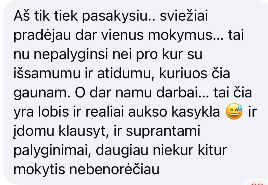 Nekenčiu marketingo SMM kursai atsiliepimai 12